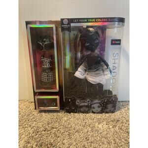 Rainbow High Shadow Series 1 SHANELLE ONYX Greyscale Fashion Doll Outfits New
